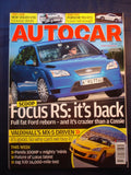 Autocar - 7th February 2007 -  911 GT3 - Focus RS - Mercedes SLR