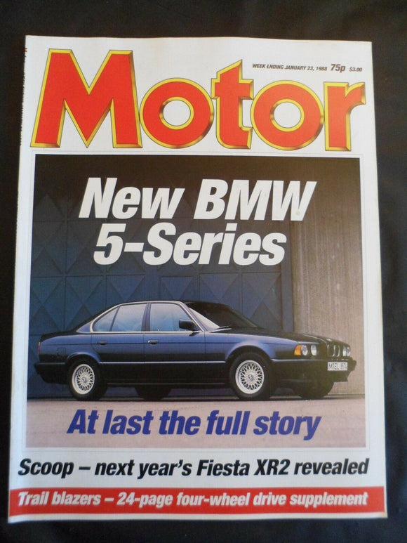 Motor - 20 January 1988 -  Overfinch 570 S - Range Rover Vogue - 5 Series