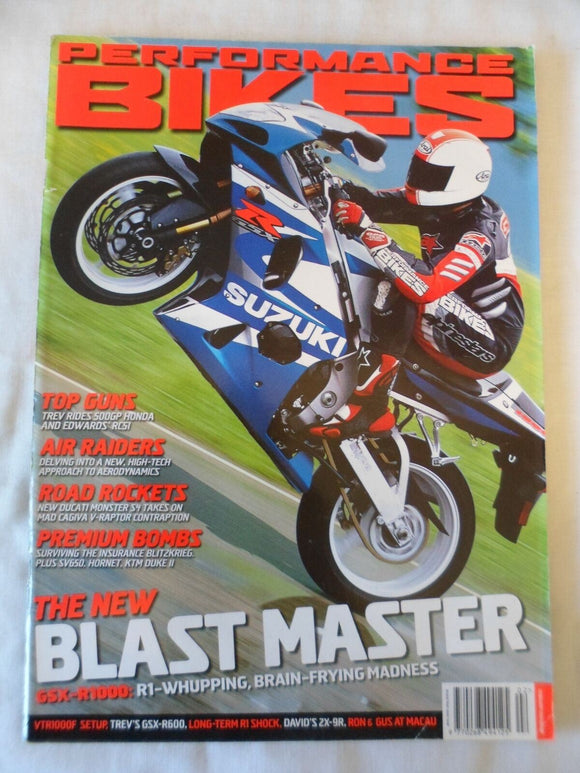 Performance Bikes - February 2001 - Ducati Monster - GSX R1000