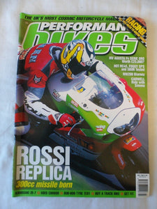 Performance Bikes - July 1999 - SB8R - Agusta F4 - RC45 - ZR