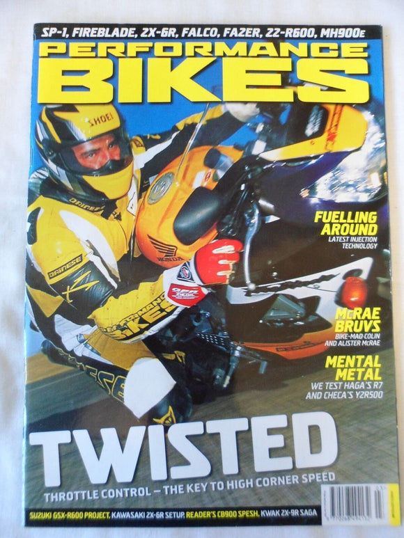 Performance Bikes - March 2001 - The key to high corner speed