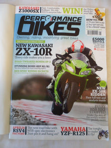 Performance Bikes - January 2011 - ZX10 R - YZF R125 - Z1000SX