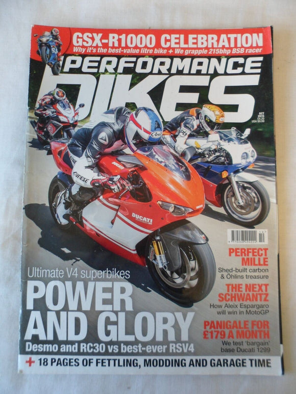 Performance Bikes - October 2015 - V4 Superbikes - GSX R1000