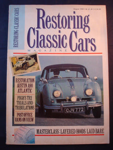 Restoring Classic Cars - August 1988 - Layered hoods