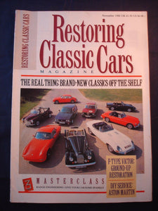 Restoring Classic Cars - November 1988 - Aston Martin Service - F type Victor