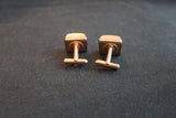 Cufflinks - Vintage gold coloured with stone/resin detail? - 635