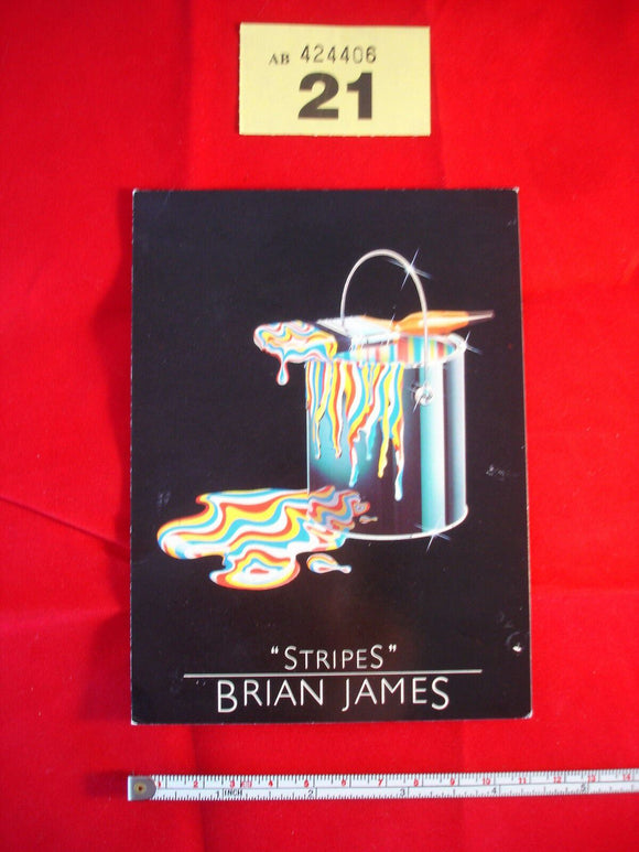 Postcard - Stripes - Brian James