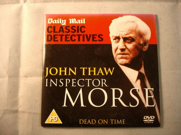 Inspector Morse - Dead on Time - John Thaw - Promo DVD