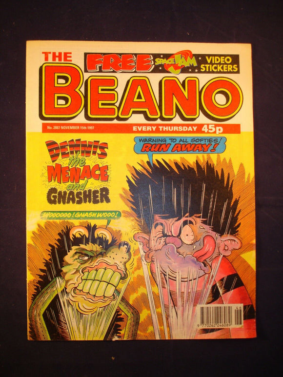 P - Beano Comic # 2887 - 15th November 1997  -