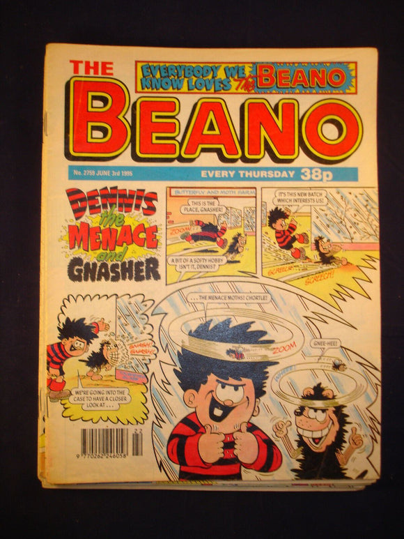 P - Beano Comic # 2759 - 3rd June 1995  -