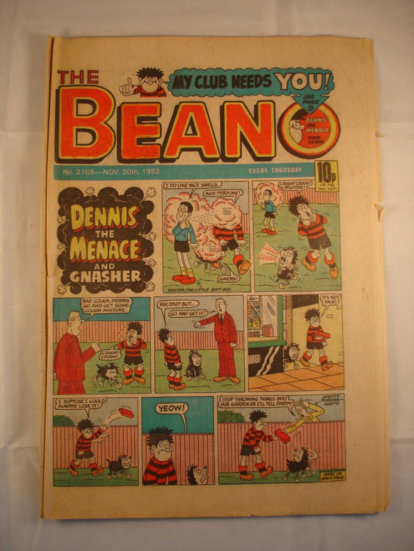 Beano Comic - 2105 - Nov 20th 1982