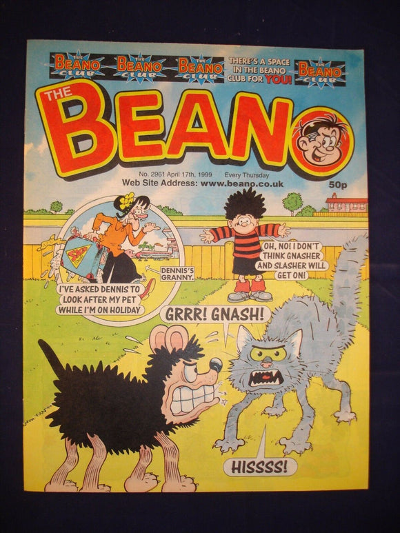 P - Beano Comic # 2961 - 17th April 1999  -