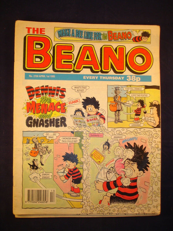 P - Beano Comic # 2750 - 1st April 1995  -