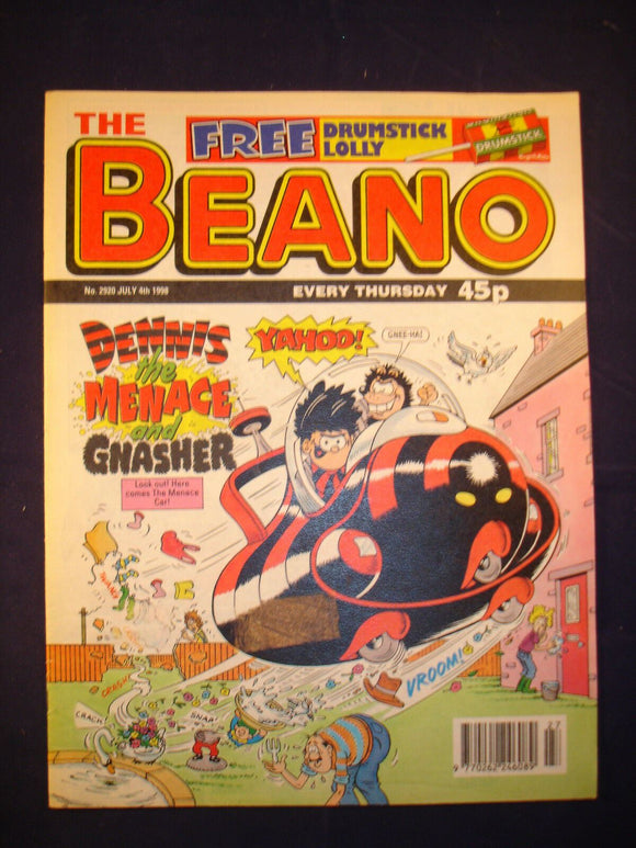 P - Beano Comic # 2920 - 4th July 1998  -