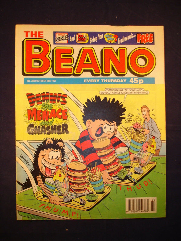 P - Beano Comic # 2883 - 18th October 1997  -