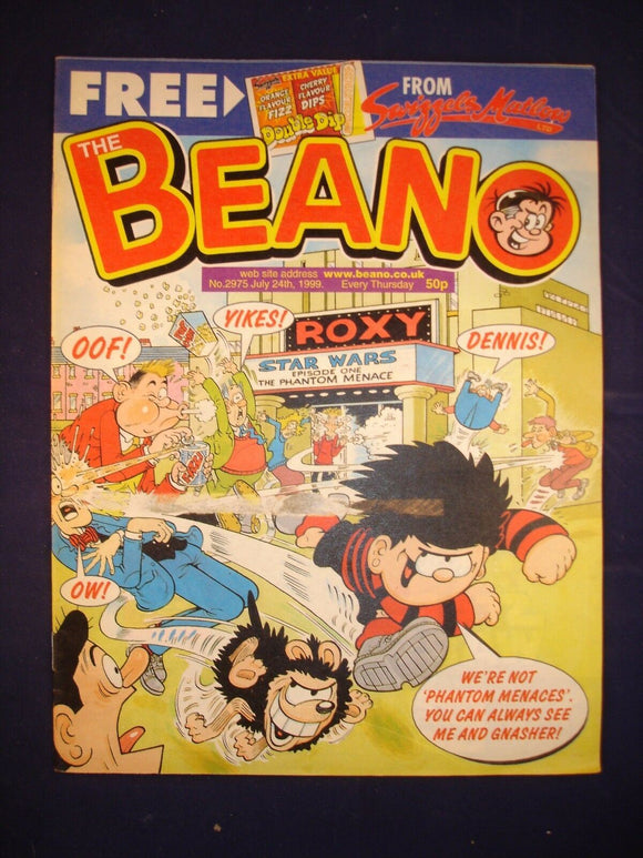 P - Beano Comic # 2975- 24th July 1999  -