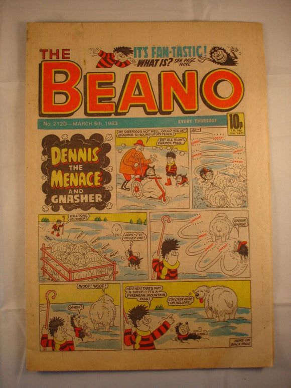 Beano Comic - 2120 - March 5th 1983