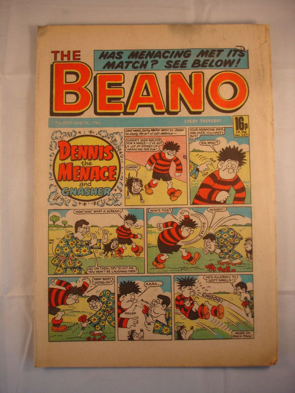 Beano Comic - 2290 - June 7th 1986