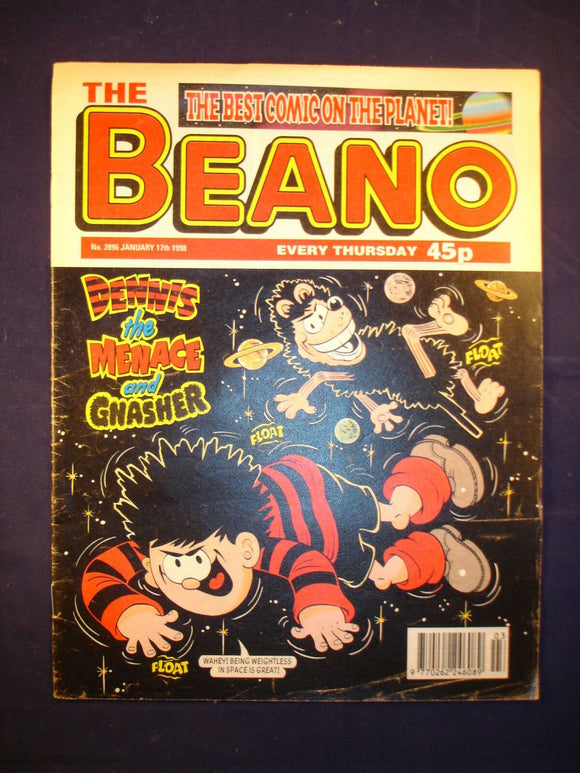 P - Beano Comic # 2896 - 17th January 1998  -