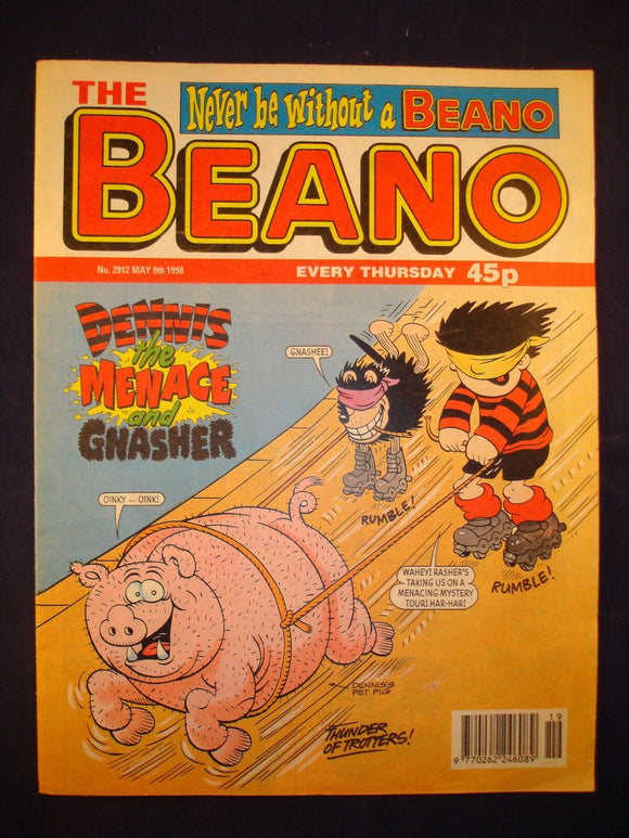 P - Beano Comic # 2912 - 9th May 1998  -