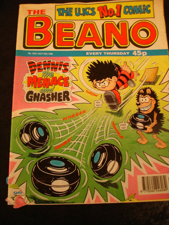 Beano Comic 2930 Sep 12th 1998