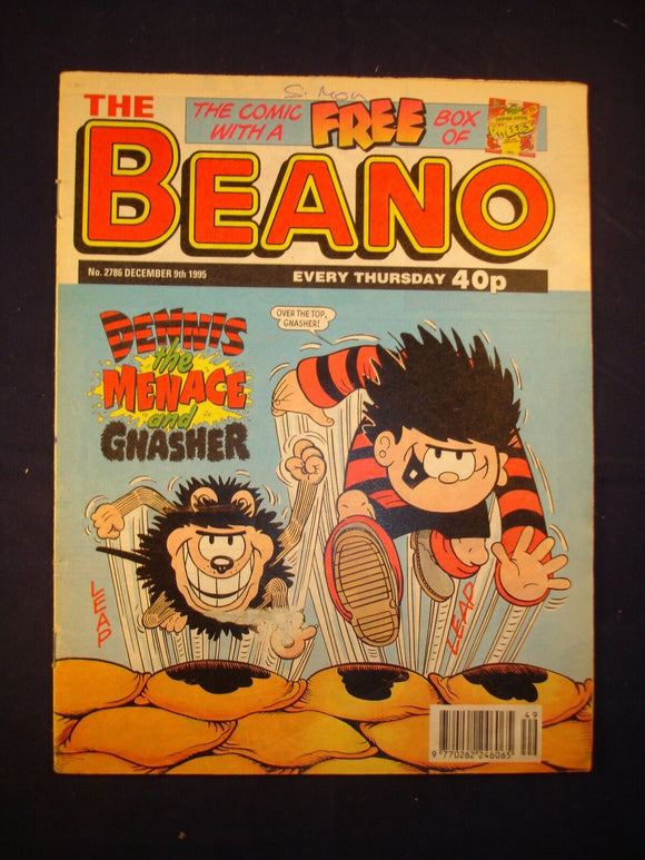 P - Beano Comic # 2786 - 9th December 1995  -