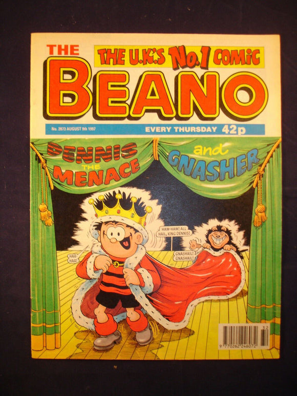 P - Beano Comic # 2873 - 9th August 1997  -