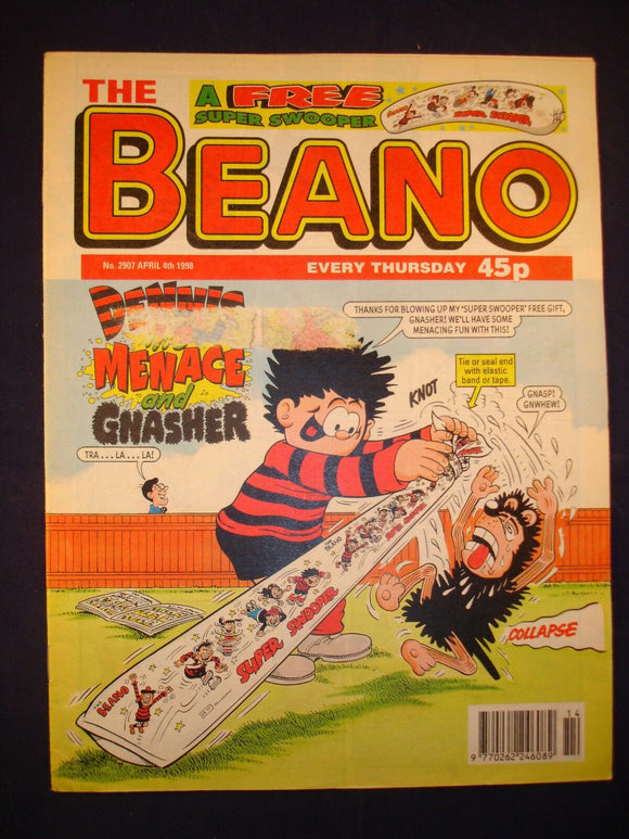 P - Beano Comic # 2907 - 4th April 1998  -