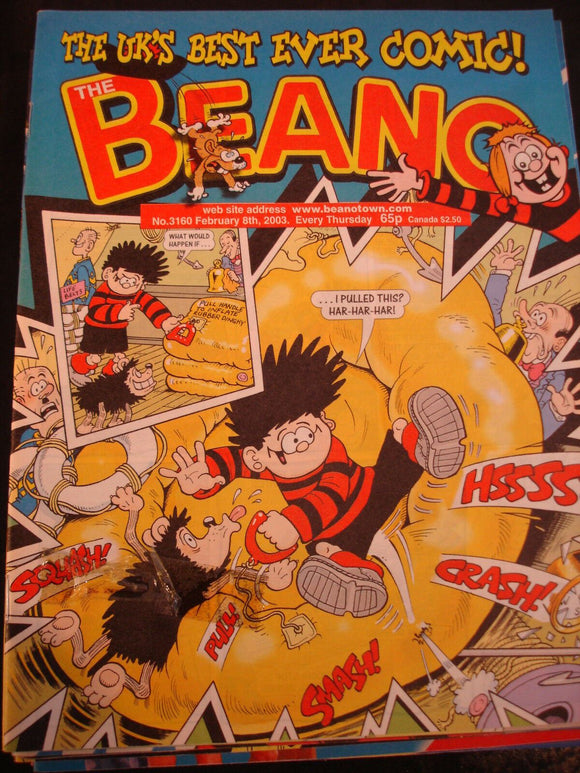 Beano Comic 3160 Feb 8th 2003