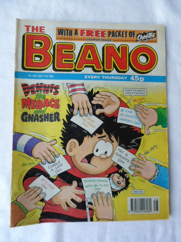 C - Beano Comic # 2921 - 11 July 1998