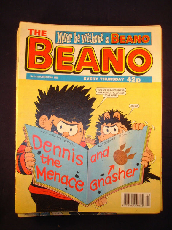 P - Beano Comic # 2832 - 26th October 1996  -