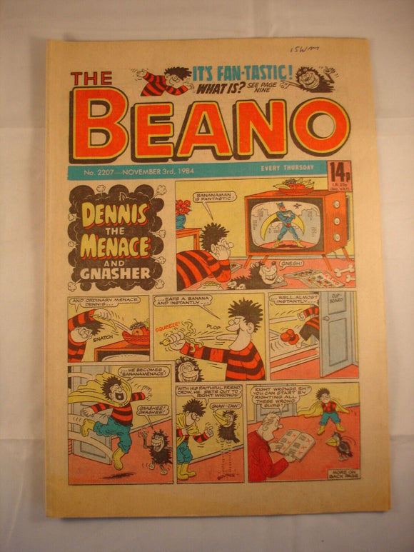 Beano Comic - 2207 - Nov 3 1984