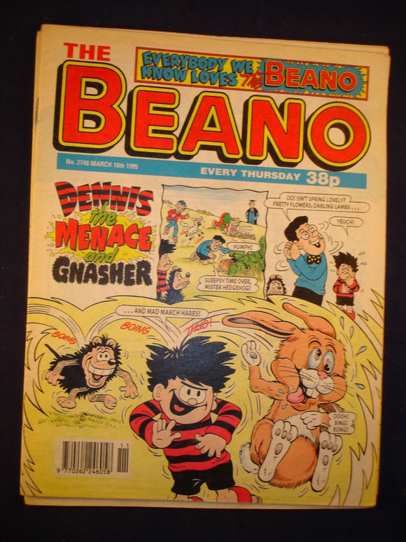 P - Beano Comic # 2748 - 18th March 1995  -