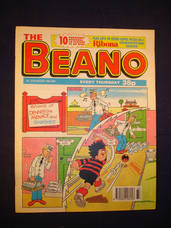 P - Beano Comic # 2770 - 19th August 1995  -