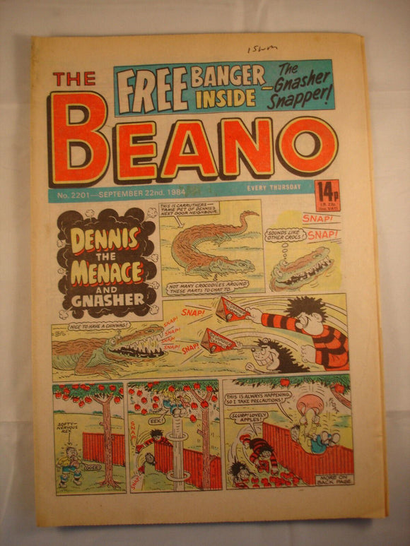 Beano Comic - 2201 -Sep 22 1984 -