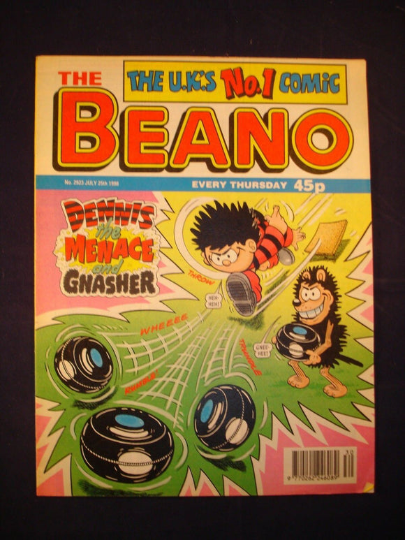 P - Beano Comic # 2923 - 25th July 1998  -