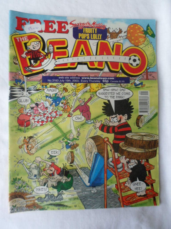 Beano British Comic - # 3183 - 19 July 2003