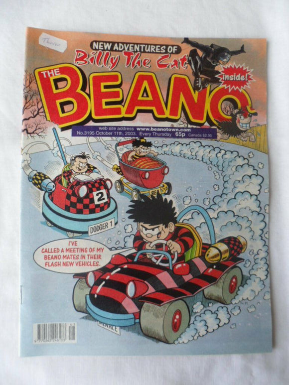 Beano British Comic - # 3195 - 11 October 2003