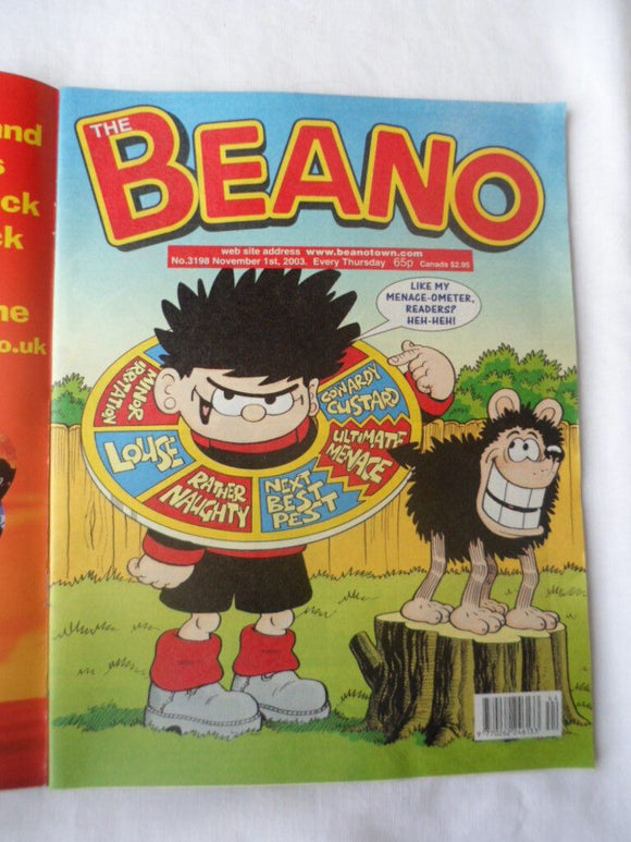 Beano British Comic - # 3198 - 1 November 2003