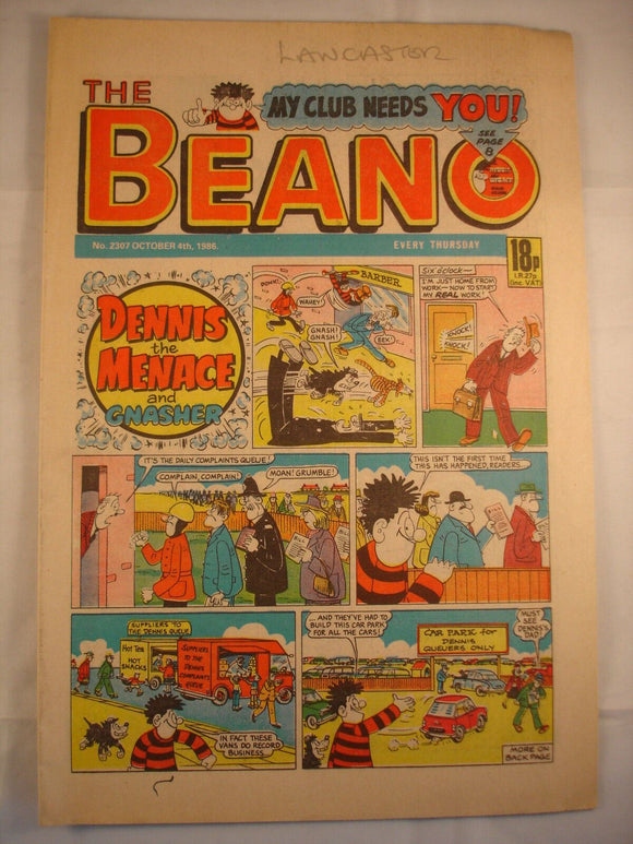 Beano Comic - 2307 - October 4th 1986