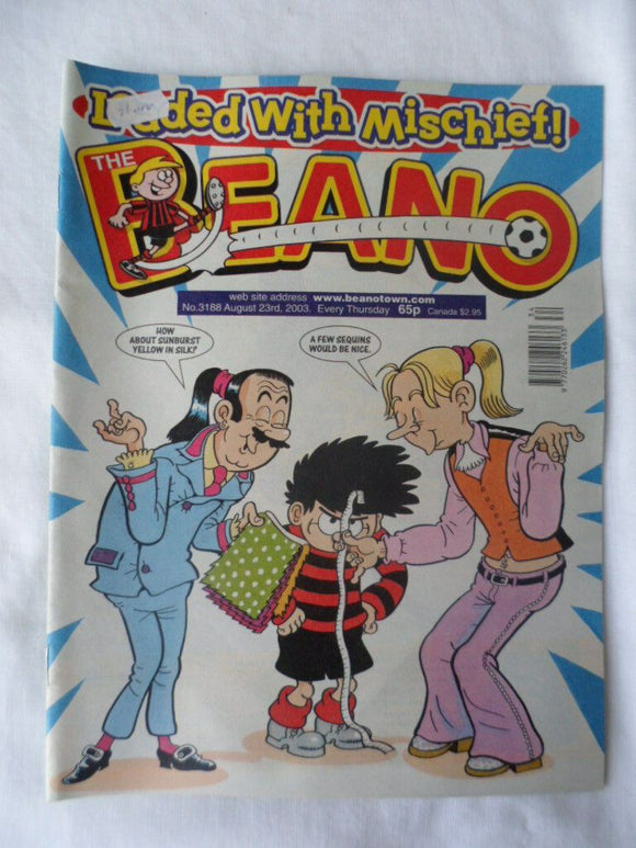 Beano British Comic - # 3188 - 23 August 2003