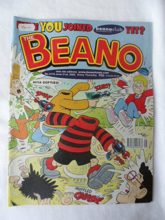 Beano British Comic - # 3179 - 21 June 2003