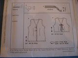 Burda Style 7289 sewing pattern Gilet sizes european 34 - 46