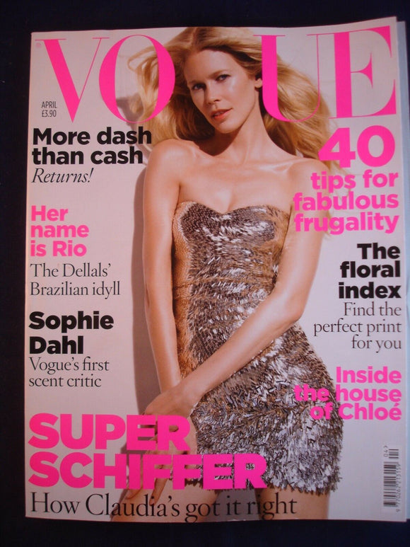 Vogue - April  2009 - Claudia Schiffer