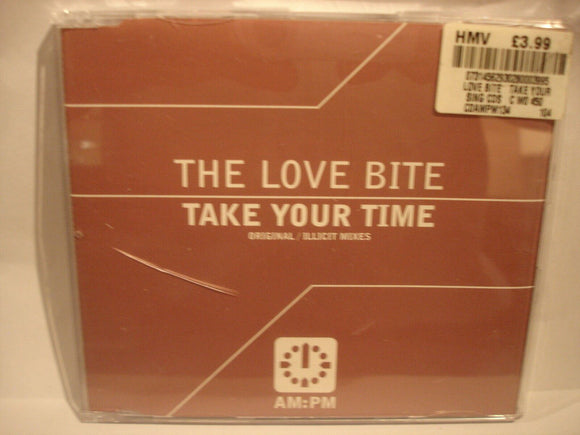 The love bite - Take your time - CDAMPM134  - CD Single (B2)