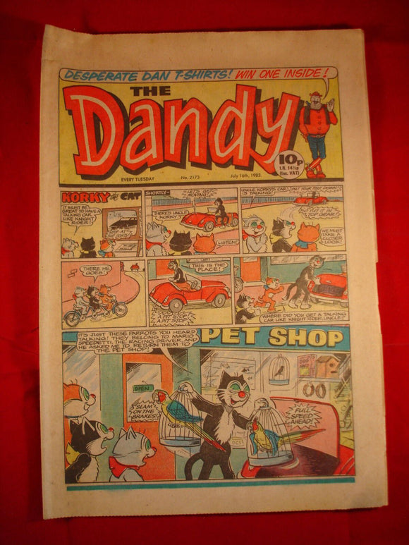 Dandy Comic - # 2173 - July 16th 1983