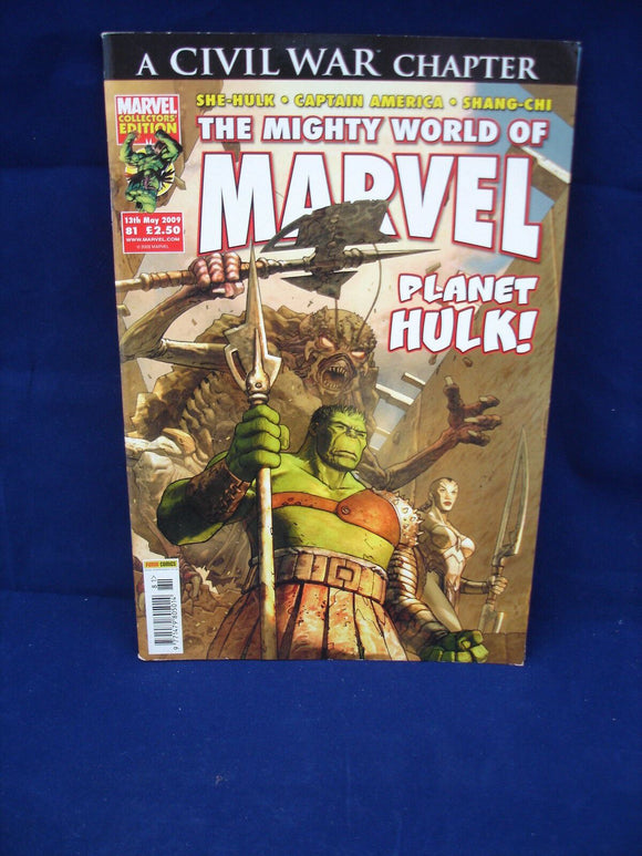 Marvel Comic - Mighty world of Marvel - # 81 - 13 May 2009 - Planet Hulk