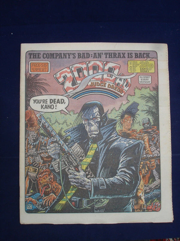 2000AD Comic - Prog 516  - (P1)