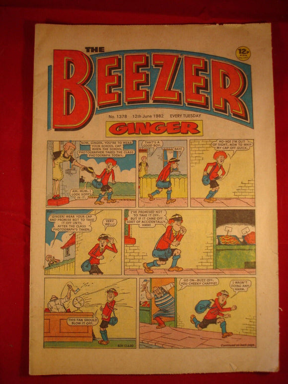 Beezer Comic - 1378 - 12th June 1982
