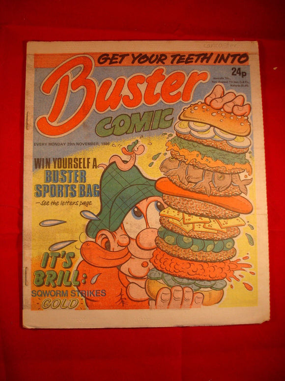 The Buster Comic - 29th November 1986